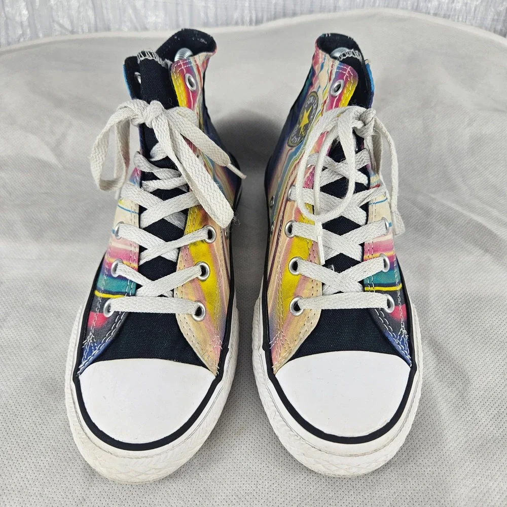 Converse‎ Chuck Taylor All Star High Top Rainbow Sneakers Youth 3.5 Womens 5-5.5